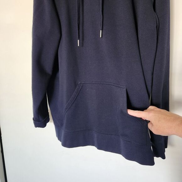 Russell Athletic Men's Navy Hoodie Sweatshirt Pocket Size XXL - Picture 3 of 6